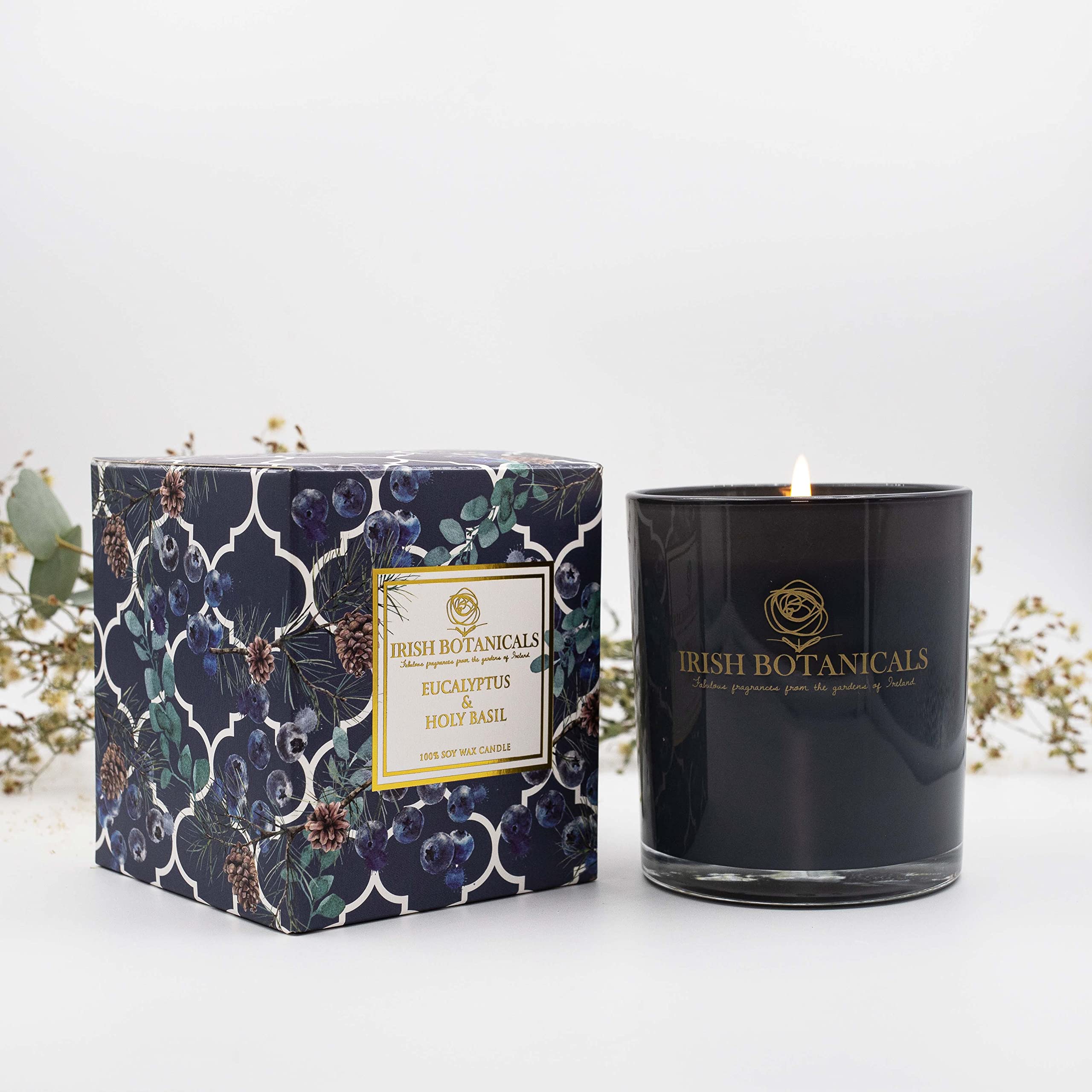 Irish Botanicals Tumbler in a Box - Eucalyptus & Holy Basil