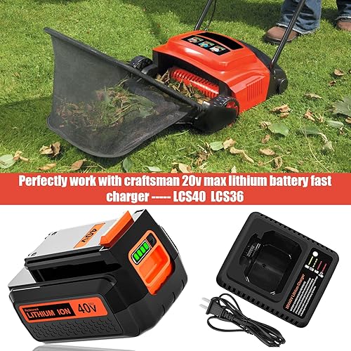 Miniatura 5 de Batería de repuesto de 40 V 3.0 Ah para Black and Decker batería de litio LBX2040 LBXR36 LBXR2036 LST540 LCS1240 LBX1540 LST136W compatible con