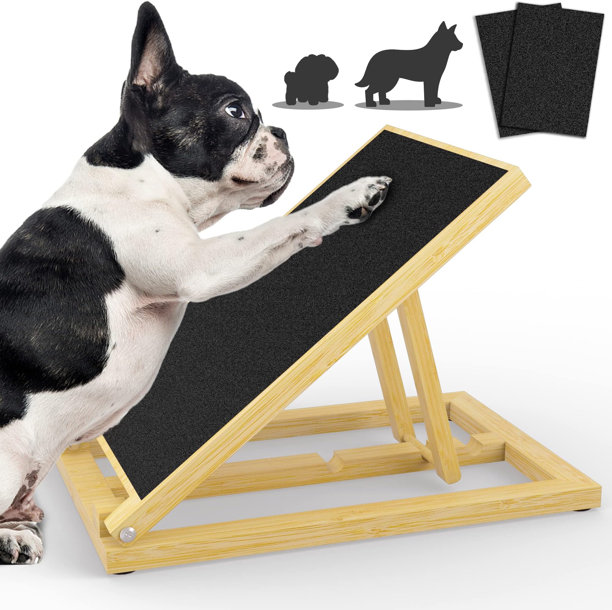 SKUUN Dog Nail Scratch Board, StressFree Dog Scratch Pad