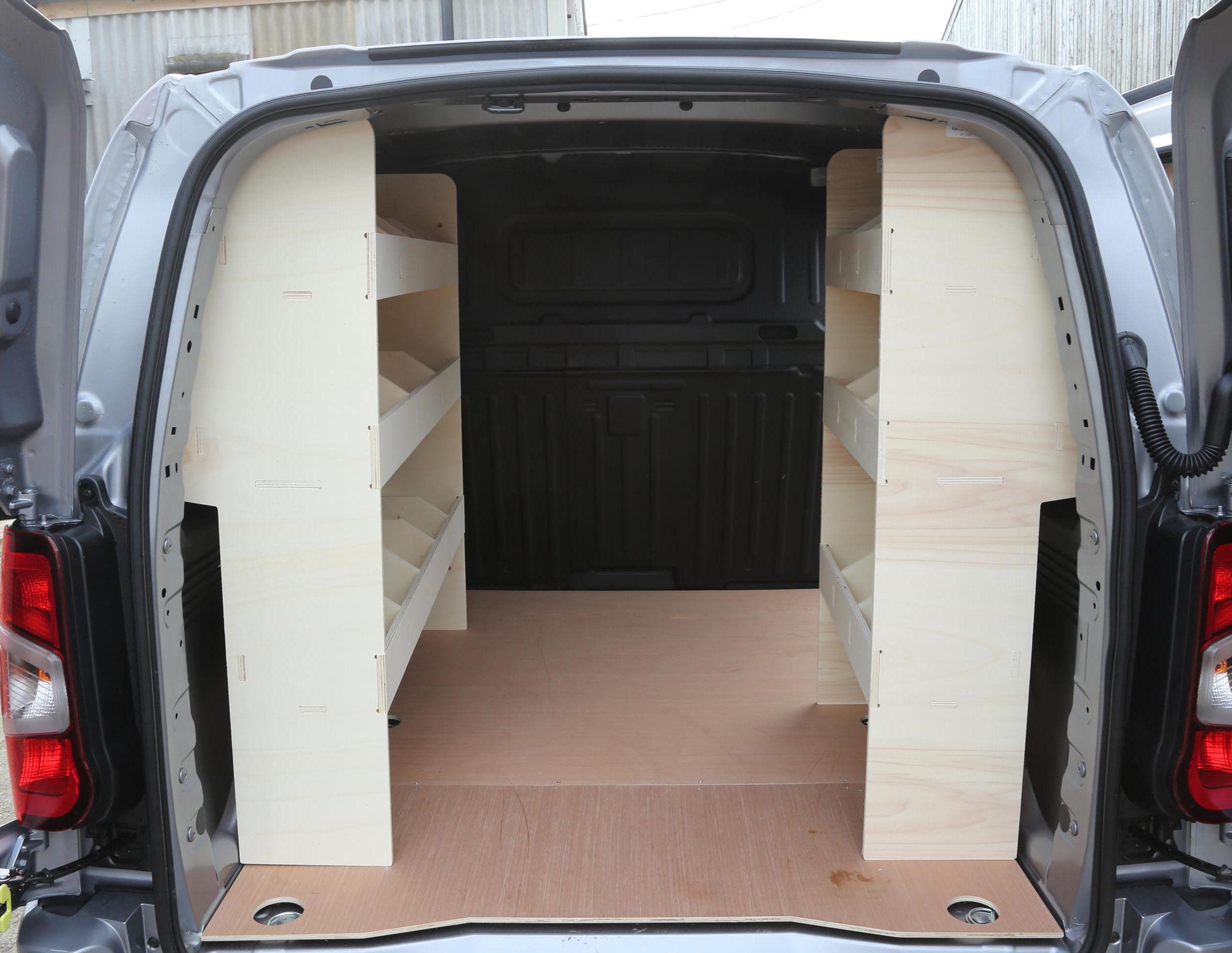 Vanify Estanterías para Furgonetas - Se Ajusta a Renault KANGOO L1 2008-21 Estanterías Dobles traseras