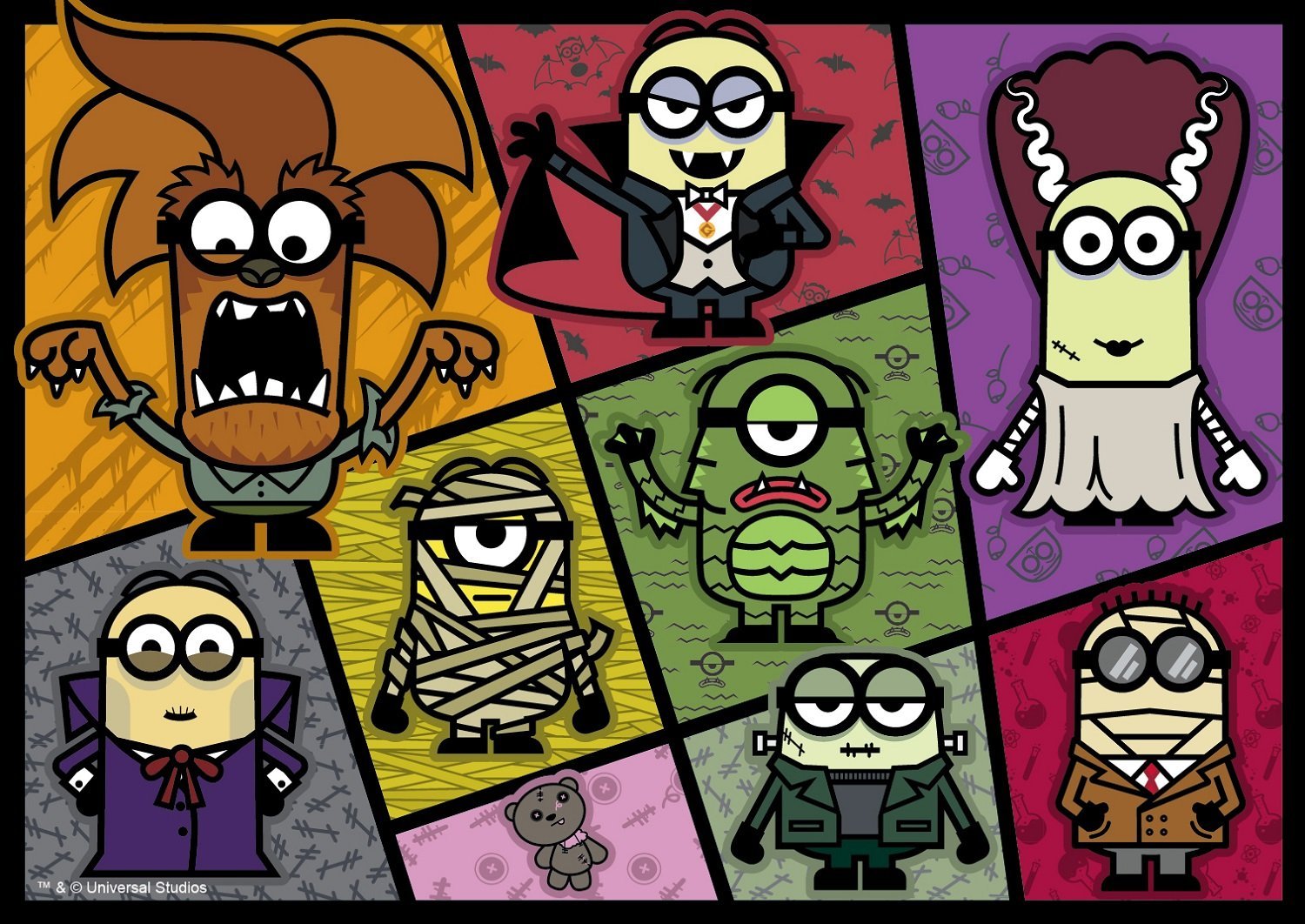 Amazon.co.jp: 108ピース ジグソーパズル ミニオン モンスターズ