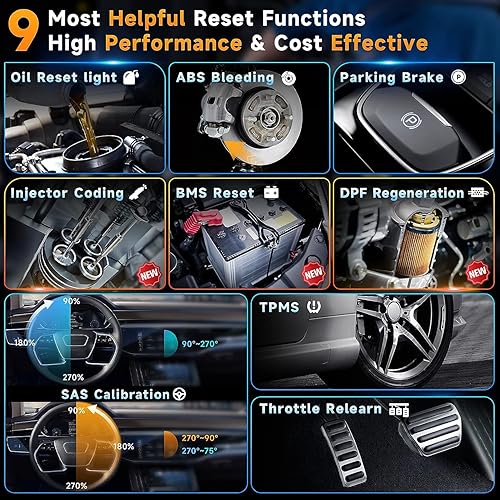 Miniatura 3 de FOXWELL BT705 12V 24V probador de batería de coche NT716 OBD2 escáner ABS/SRS/motor/transmisión diagnósticos