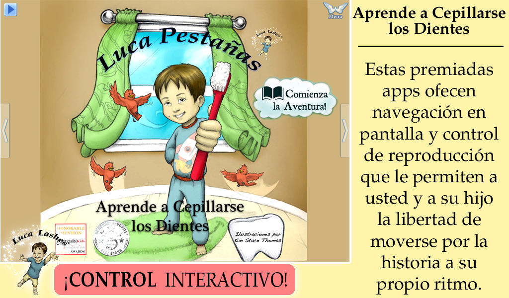 Luca Lashes Learns to Brush His Teeth in SpanishAmazon.co.ukAppstore