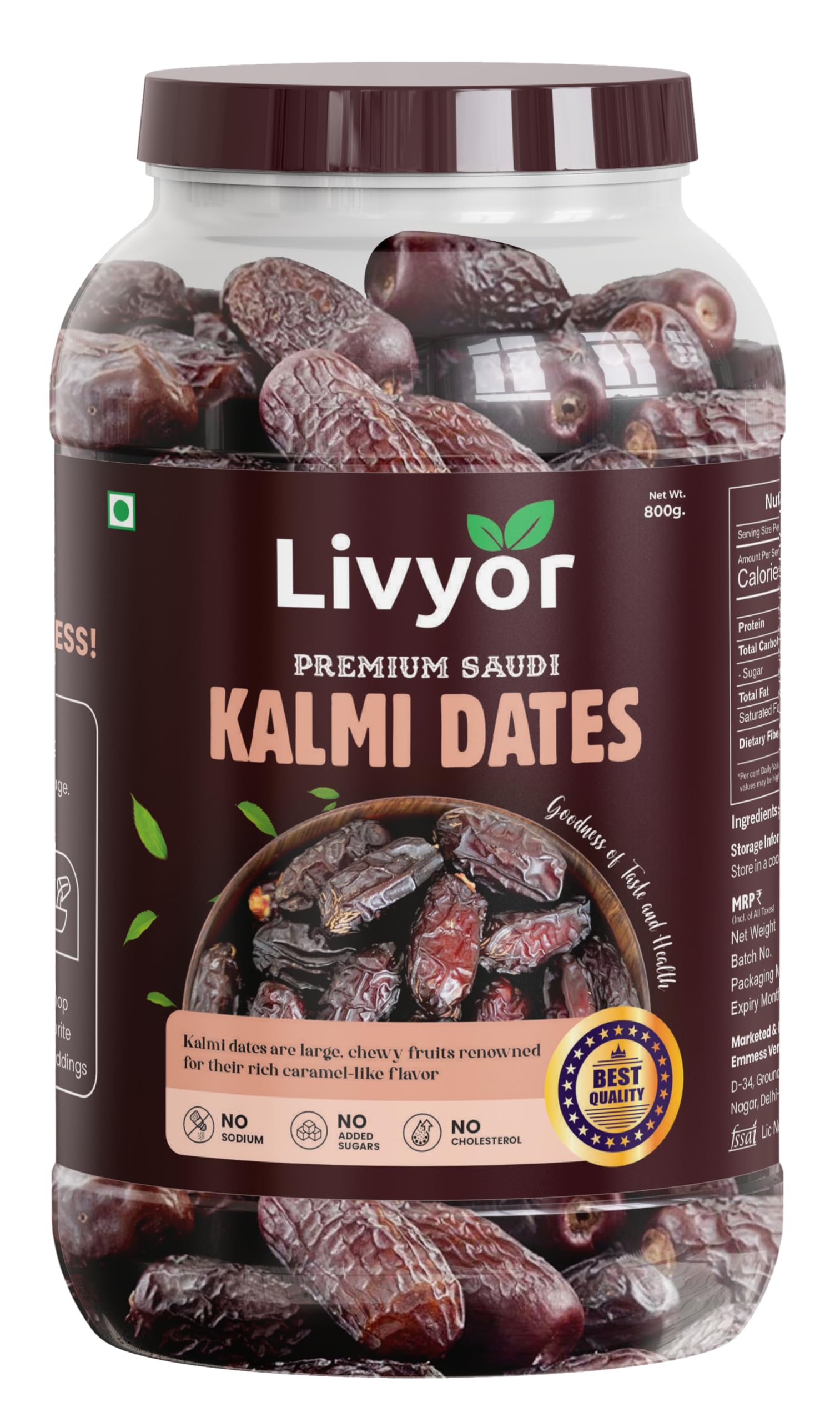 See full amazon price history chart for LIVYOR Premium Saudi Kalmi Dates | Khajoor | Khajur Dry Fruits | No Added Sugars (800 g) LIVYOR Premium Saudi Kalmi Dates | Khajoor | Khajur Dry Fruits | No Added Sugars (800 g) (B0BN74FN1Y) Amazon Price History, Amazon Price Tracker