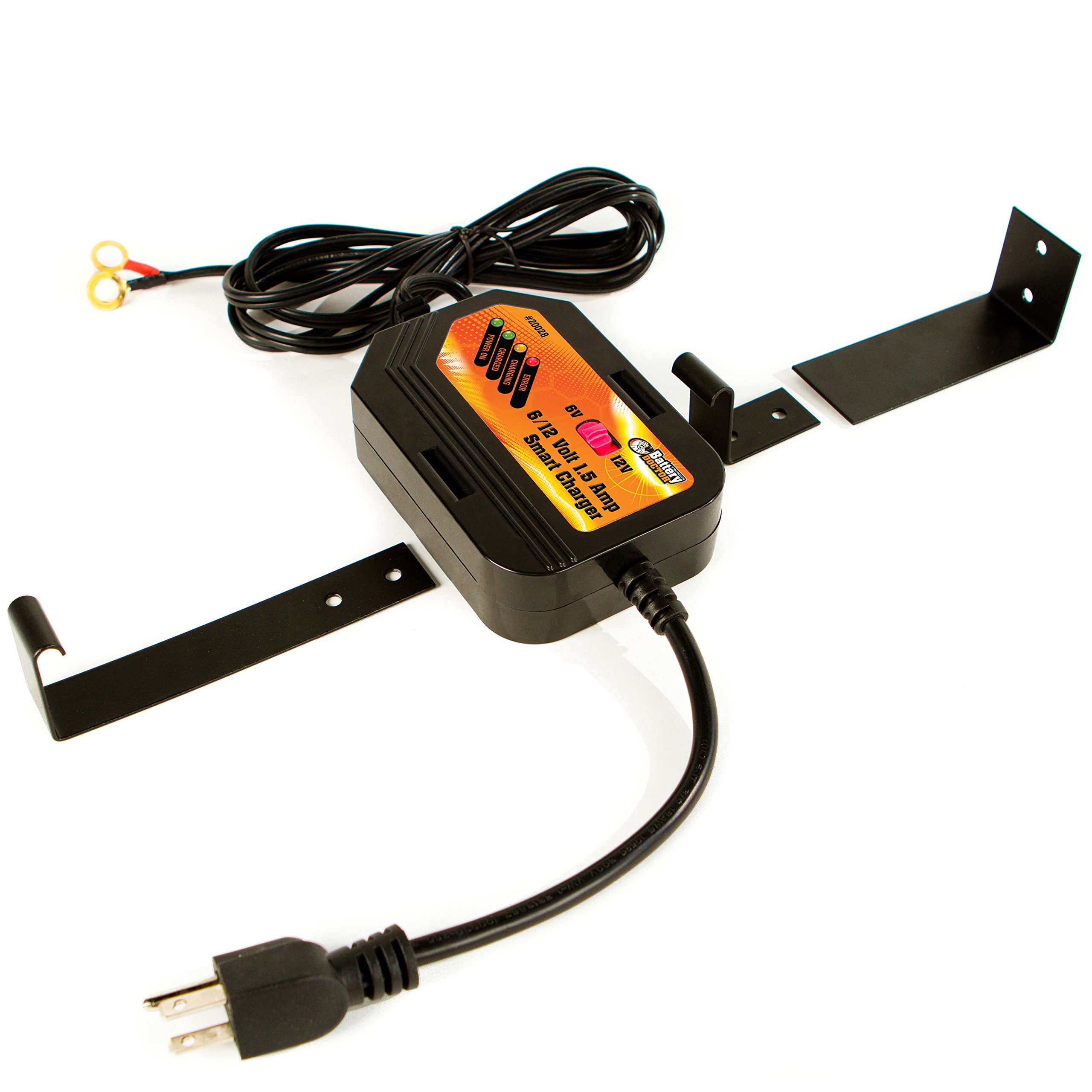 WirthCo 20028 Battery Doctor Black CEC Certified 6/12V 1.5 Amp On-Board Smart Battery Charger-image-32