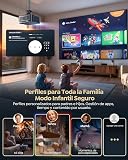 Smart Projector with GoogleTV 14.0, 2500 ANSI FHD 1080P 4K Decode, MEMC,40W Dolby Audio,HDR 10 WiMiUS G2 Movie Projector 2+32GB HDMI 2.1, AI Auto Image, WiFi6 Home Cinema Projector for Bedroom, Garden - 8