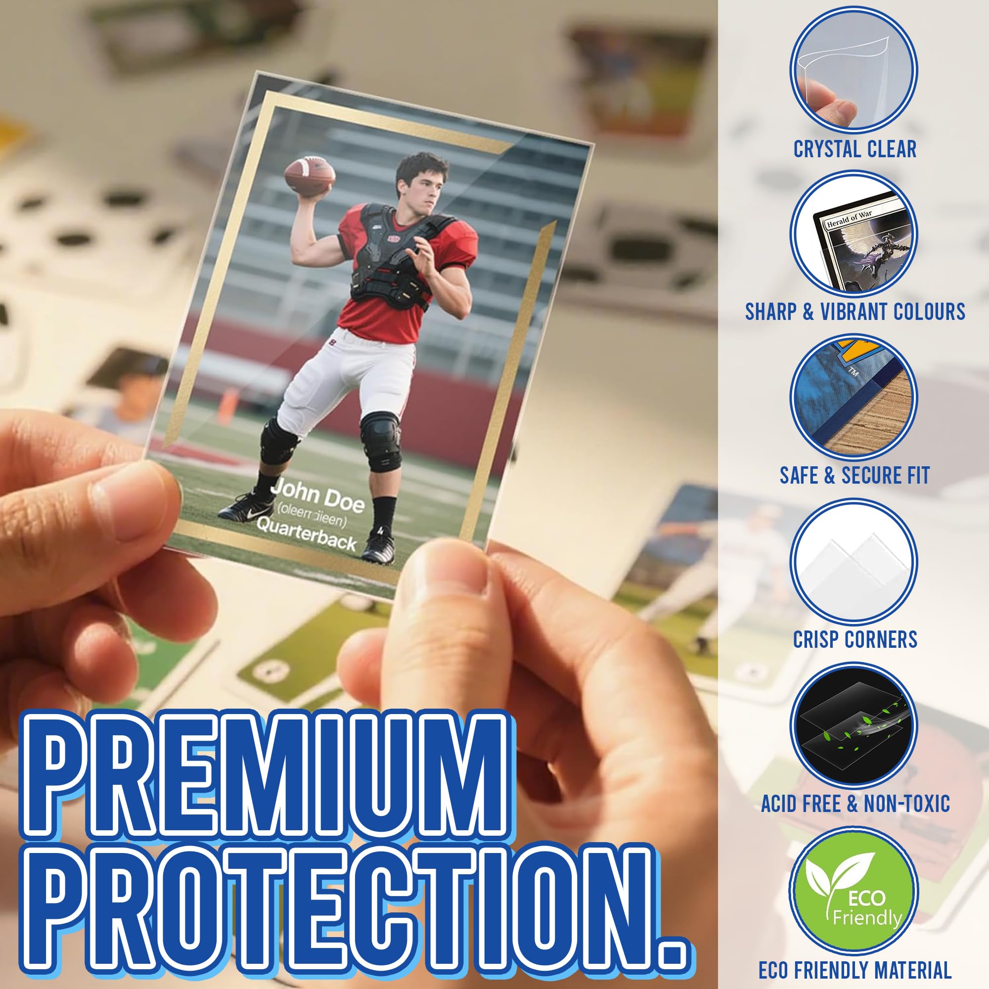 Smith’s® Standard Trading Card Sleeves, Clear, Inner Sleeves (66x91mm) - Image 3