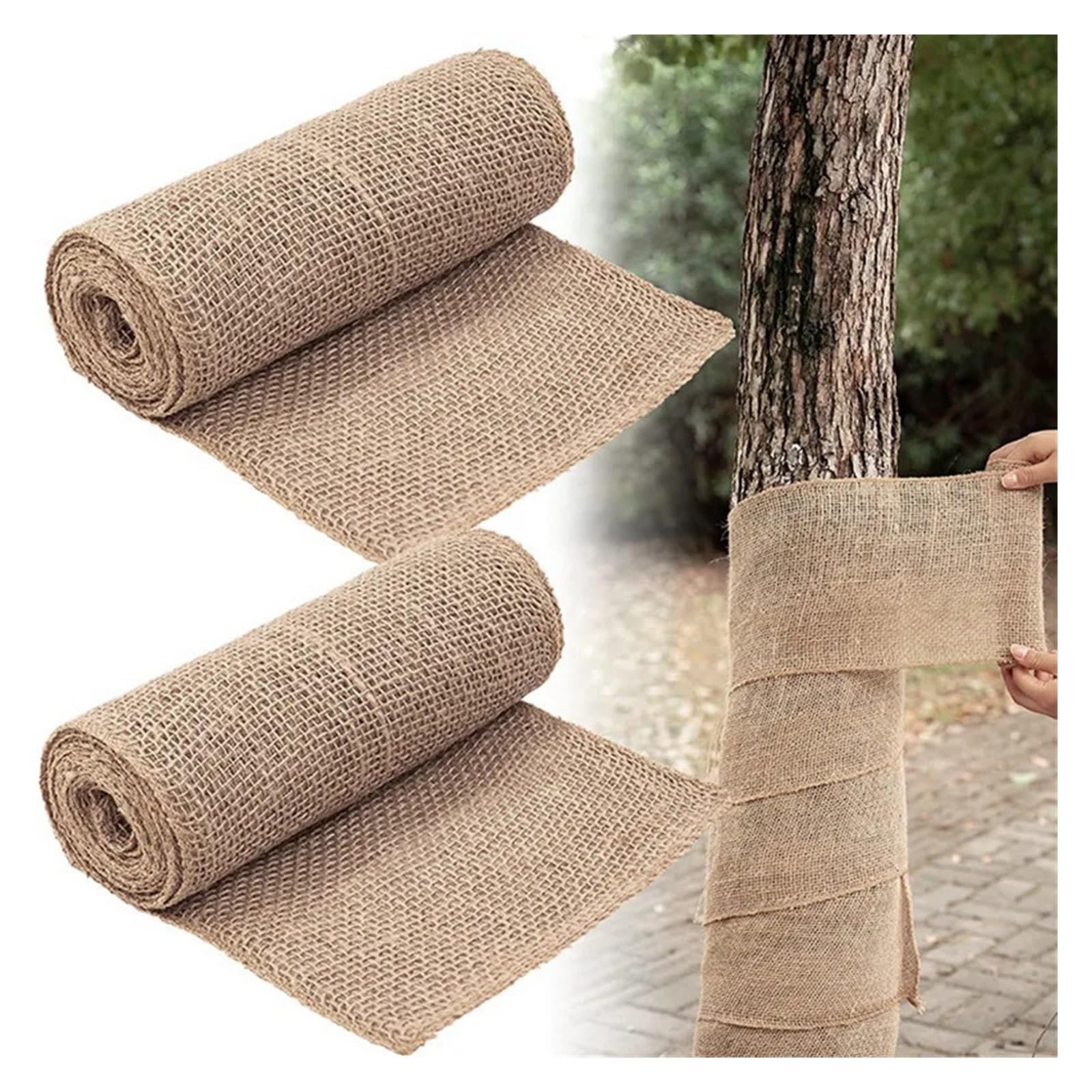 3 uds/3,0 M envoltura de árbol tela lino arpillera, plantas arbustivas for mantener el calor cubierta árboles Para Hogar