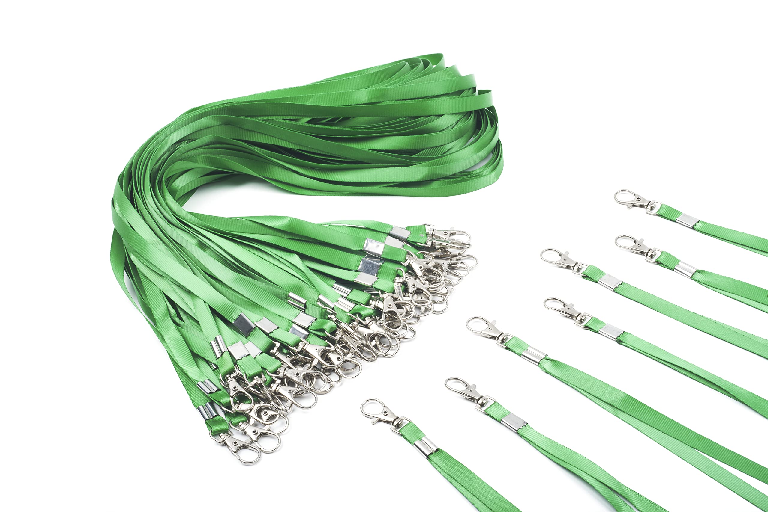 Lote de gargantilla con clip de metal – Cordón para cuello para puerta insignia de tarjeta de identificación