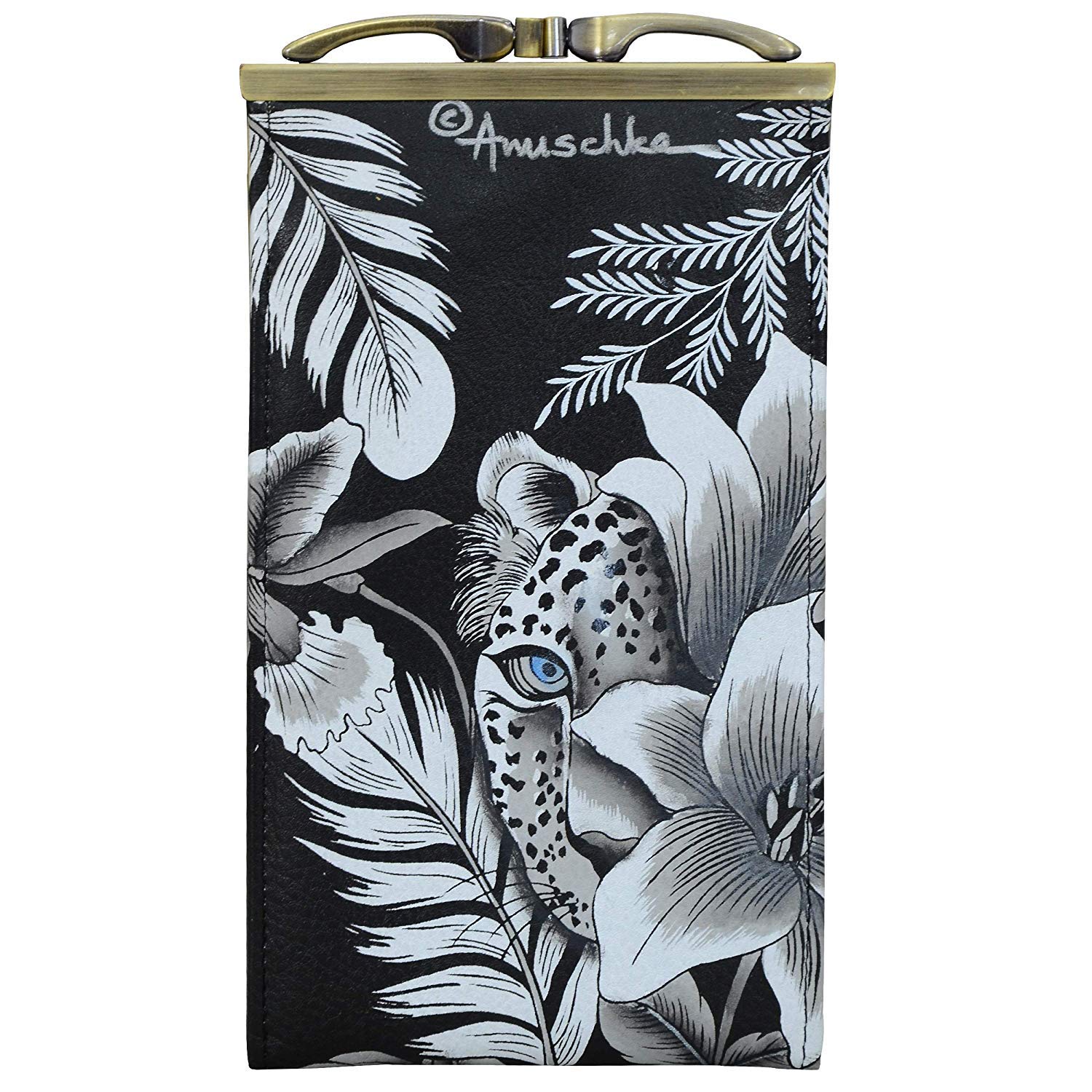 Anuschka Damen Double Eyeglass Case-1009 Geldbörse