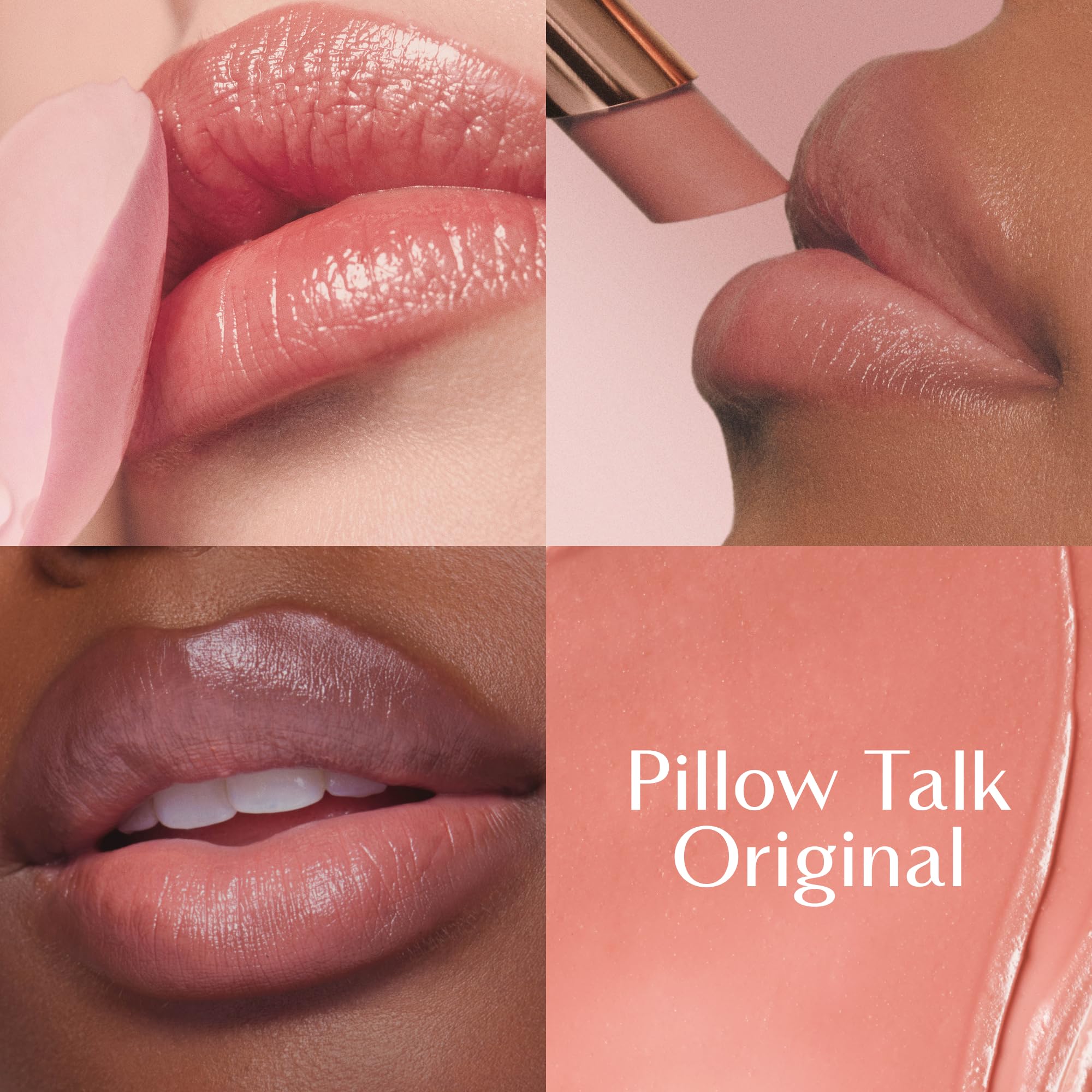 Charlotte Tilbury Pillow Talk Blush Balm Lip Tint Sheer 3-in-1 Lip Color