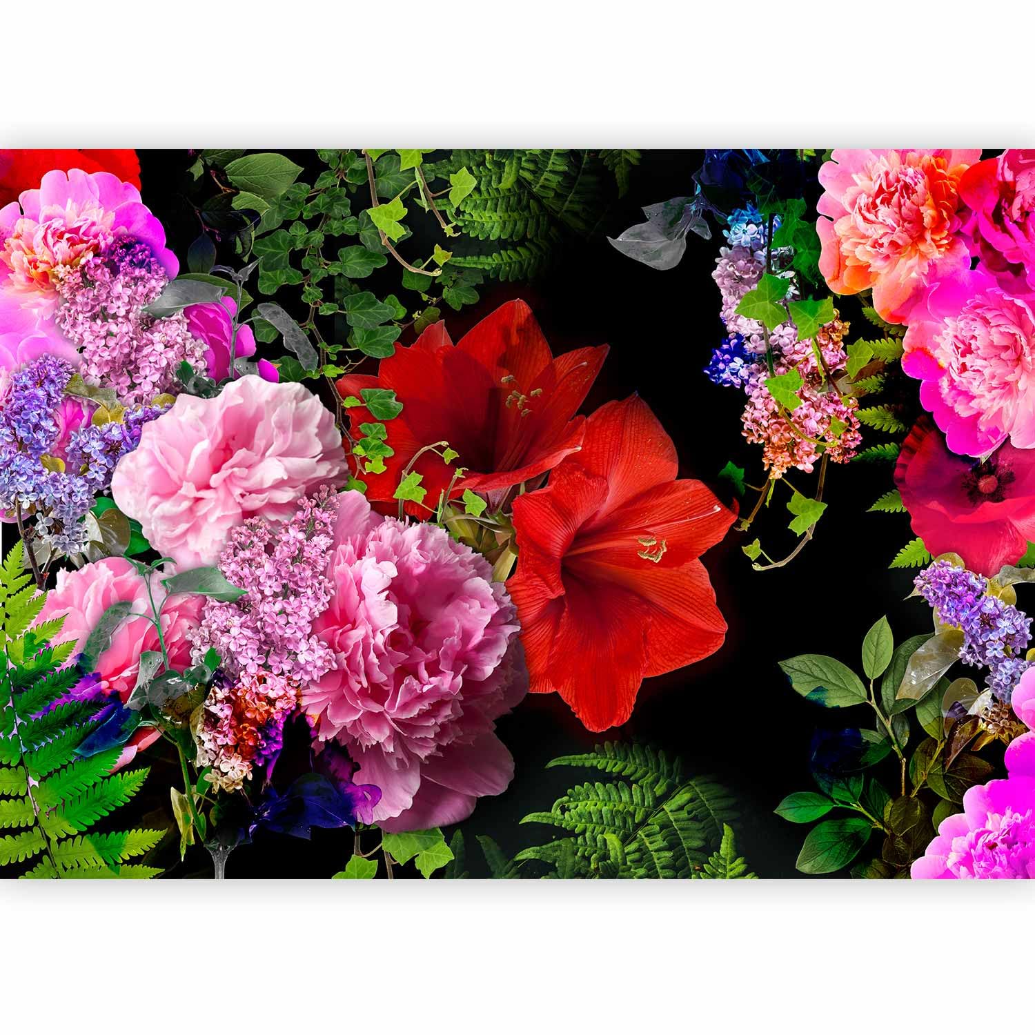 murando Photo Wallpaper Flowers 400x280 cm Non-Woven Premium Art Print โ image 1