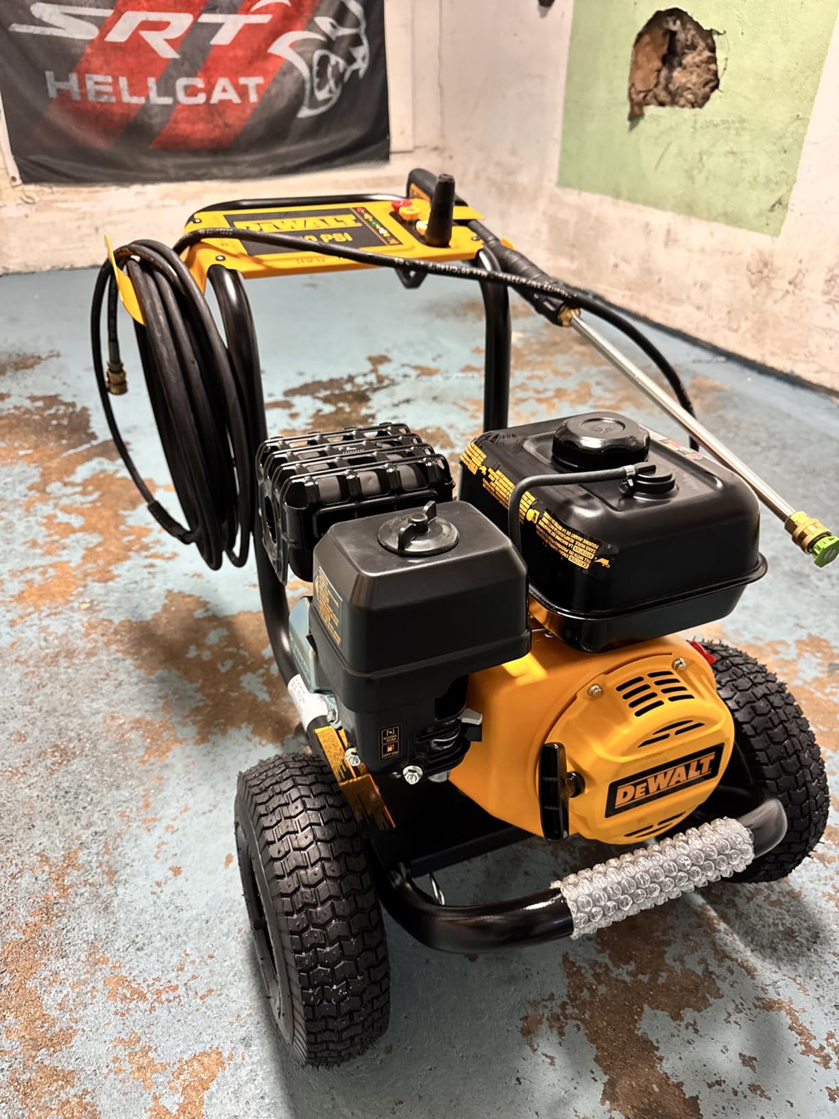 DeWalt DXPW3400PRNB-S PressuReady gas pressure washer with battery electric start