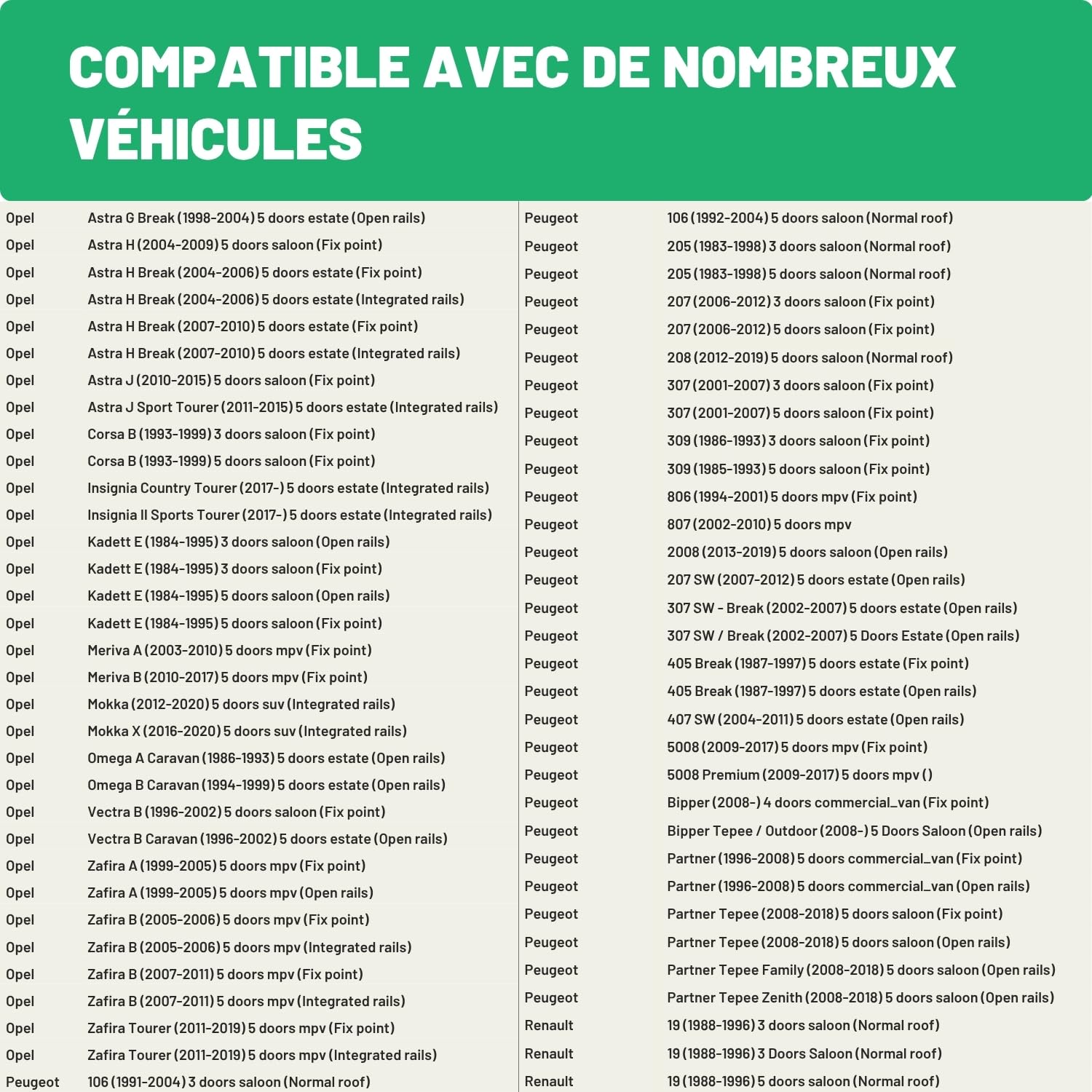 Mont Blanc Porte-vélos sur Hayon Rear Trail Hatch H - 3 Vélos | Porte-vélos sur hayon, 3 vélos, charge 45 kg. Coussins caoutchouc anti-rayures, sangles incluses, sans attelage.