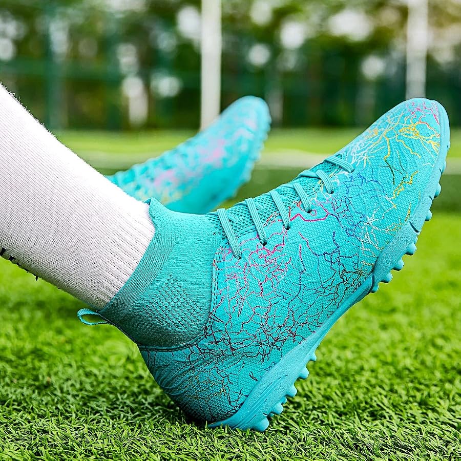 Amazon | [ZKGK] サッカートレーニングシューズ メンズ ハイカット