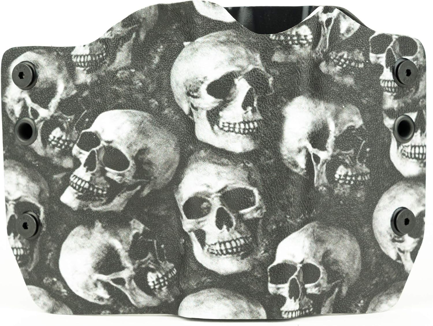 Multi Skulls Kydex OWB Holsters for More Than 135 Different Handguns. Left & Right Versions Plus Speed Clips and Paddle Back Available.