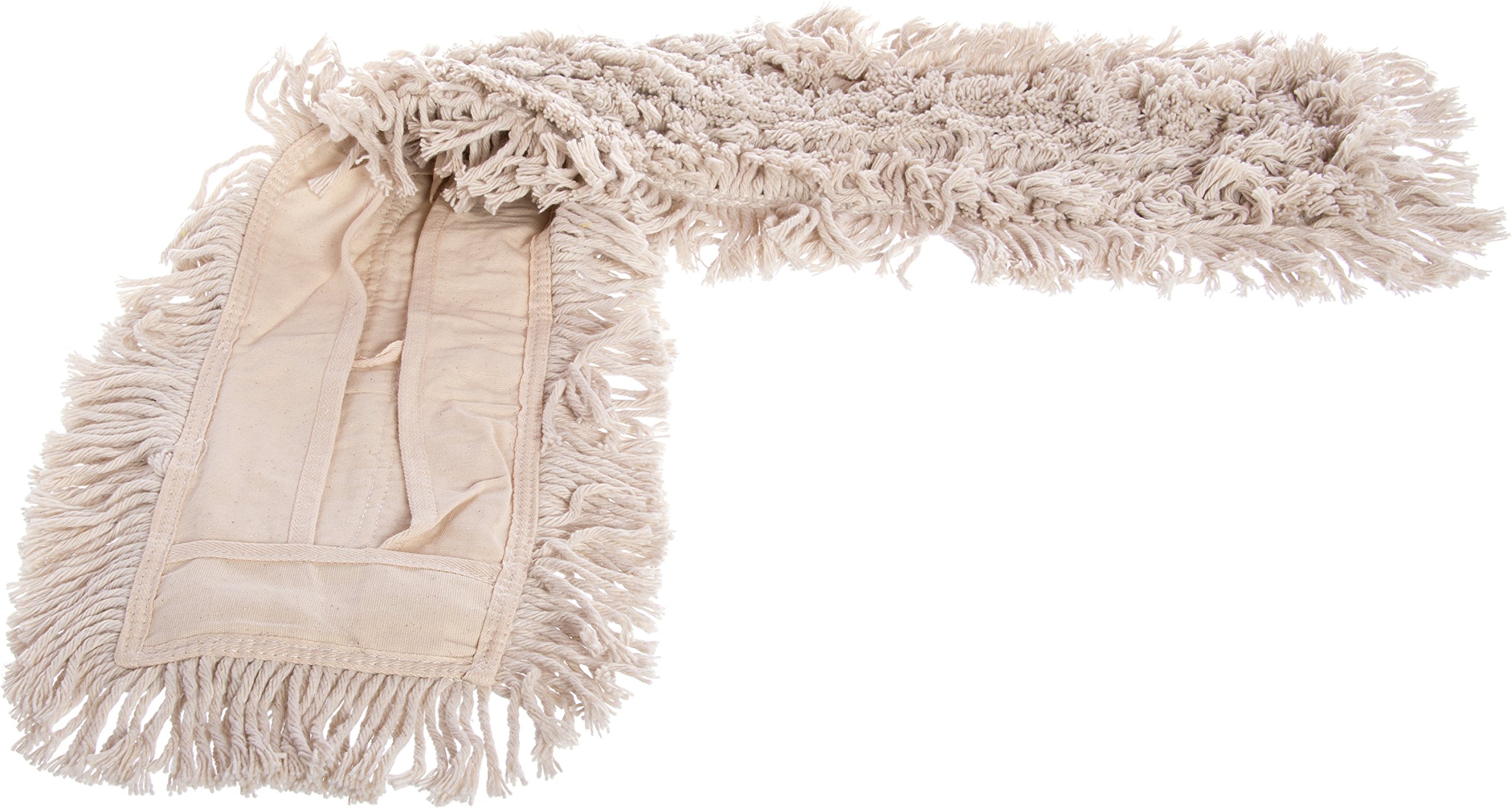 Carlisle 364732400 Flo-Pac para atar algodón polvo Mop, 36" X 5", pack de 12, 12