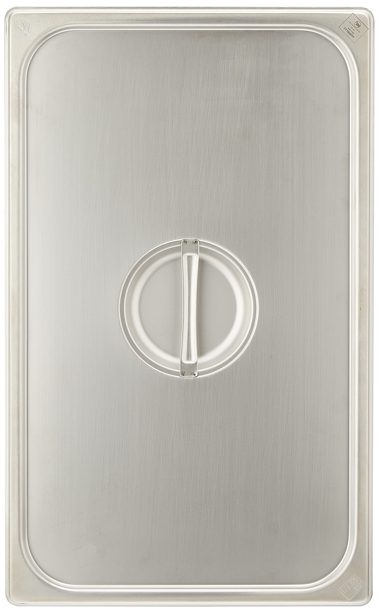 Pentole Agnelli COIXGNL11000 Coperchio Gastronorm 1/1, Acciaio Inossidabile, Argento, 53 x 32.5cm