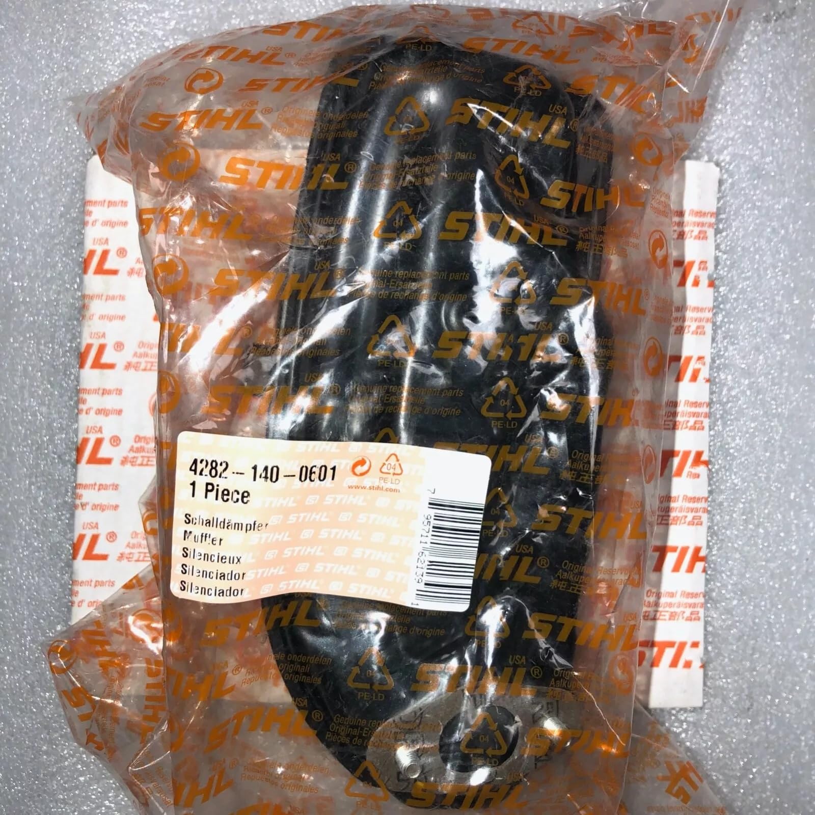 DXParts Muffler Assembly BR600 BR700 BR550 BR500 4282 140 0605 NEW,Replacement for STIHL OEM