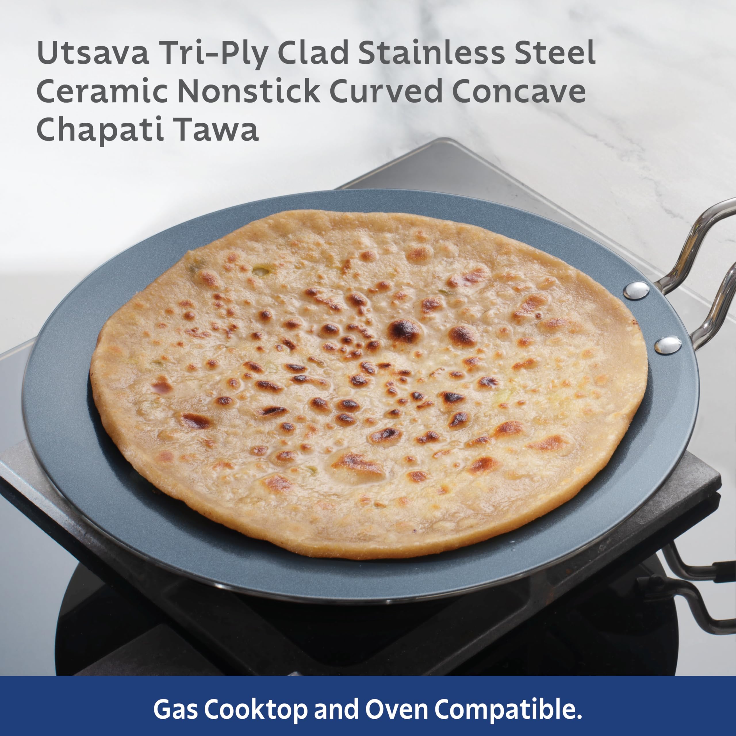 Tramontina Utsava Tawa - Perfect Flatbreads -5