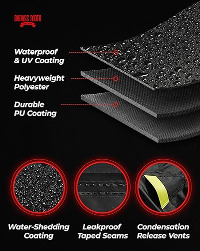 Miniatura 5 de Ultimate - Funda grande para motocicleta, impermeable, para exteriores, se ajusta a la carcasa superior. Para Honda Africa, V-Strom 1050 ADV, Super