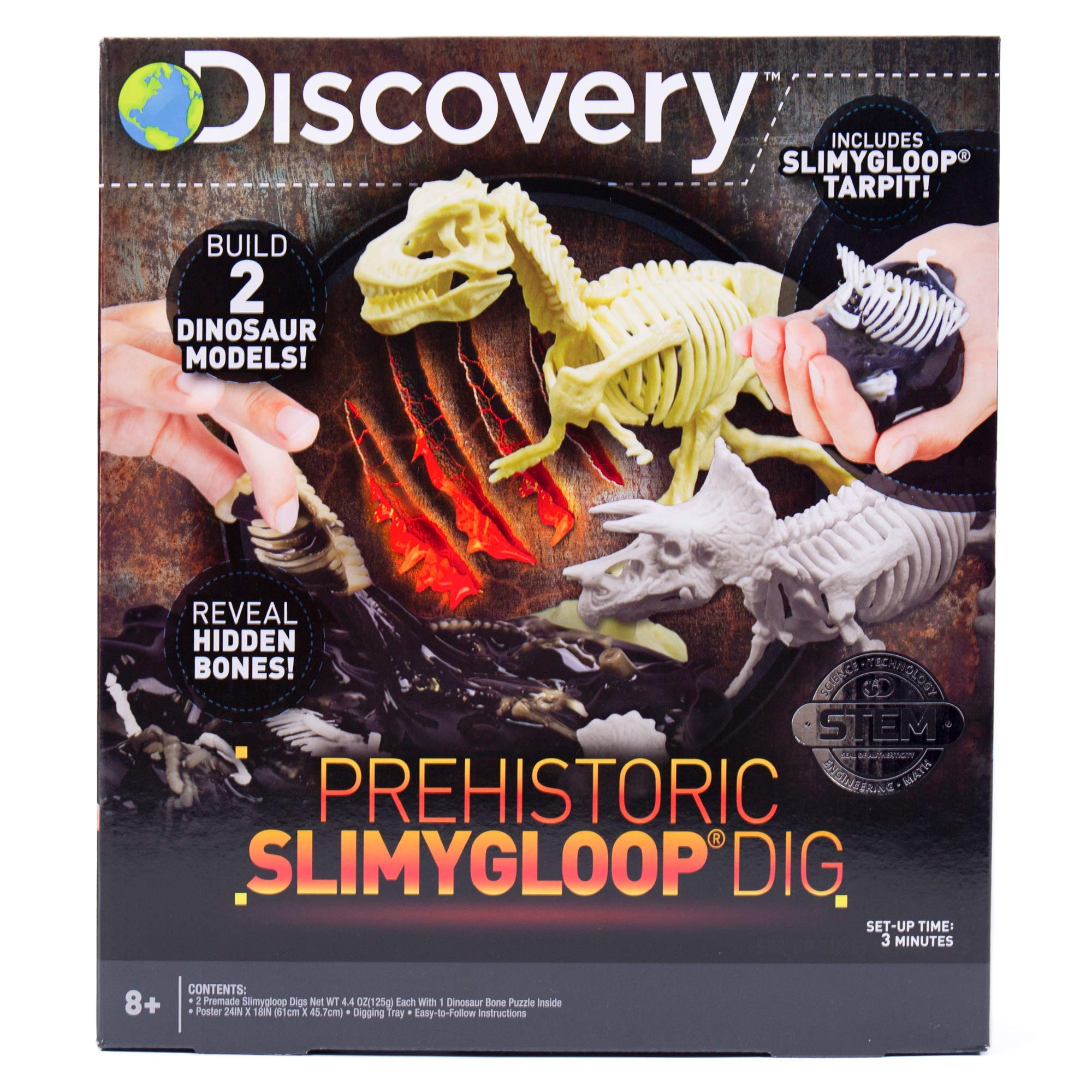 Discovery Prehistoric Slime Dig By Horizon Group Usa, Dig Through Gooey Slime Putty & Excavate Dinosaur Bones