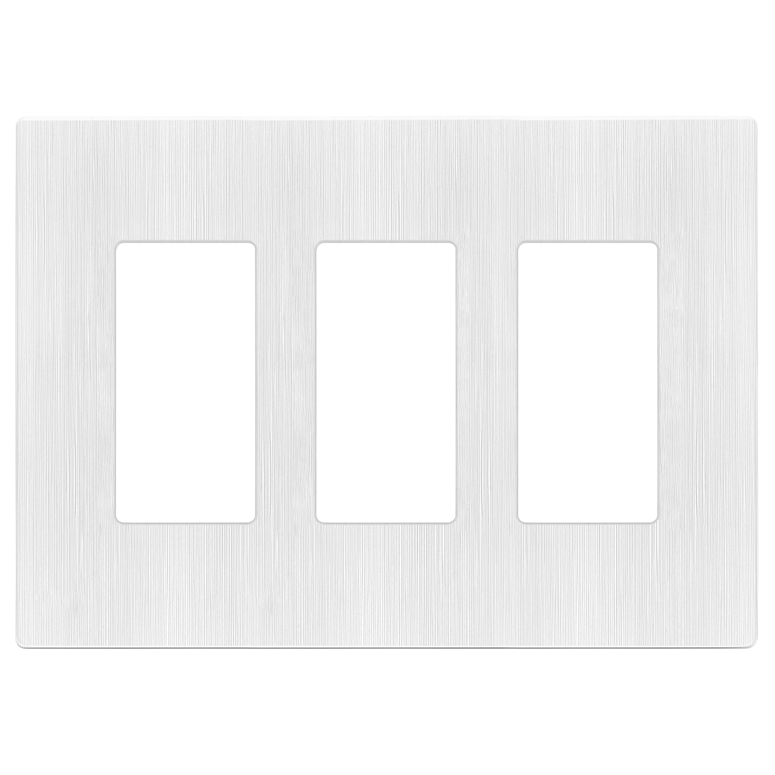 LIDER Brushed Finish Decorator Switch Cover, Screwless Wall Plate, Mid-Size 2-Gang 4.88" x 4.92", Unbreakable Polycarbonate Thermoplastic, UL Listed, LSWP-32M-BGD, Brushed Gold — view 86
