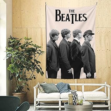 Amazon Co Jp The Beatles ビートルズ タペストリー 人気 布ポスター 壁掛け 壁飾り ファブリック装飾 部屋 窓カーテン 装飾用品 おしゃれ ウォールアート 個性ギフト229x152cm ホーム キッチン