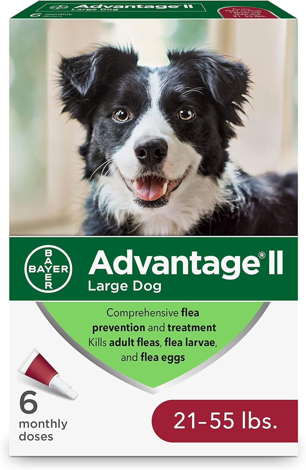Advantage II 6Dose Large Dog Flea Prevention, Topical