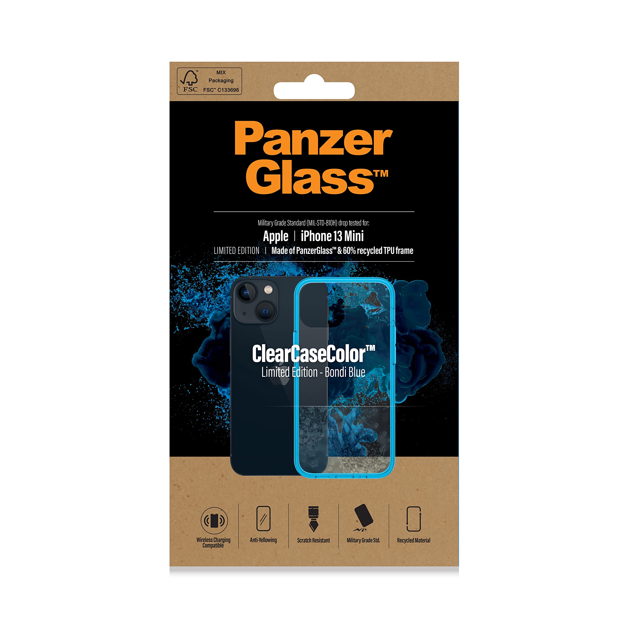 PANZER GLASS Custodia Trasparente Per IPhone 13 Mini - Cover Sottile E Protettiva ACCS - 2