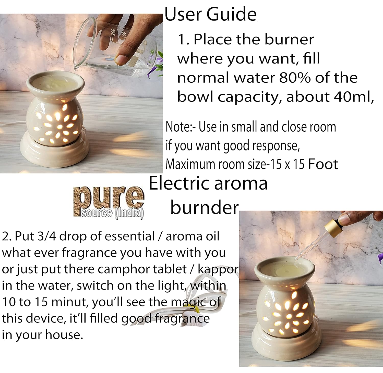 Diwali Sale Pure Source India Ceramic Electric Oil Diffuser, With Lemon Grass, 1 Piece, Off-White 7 Diwali Sale Pure Source India Ceramic Electric Oil Diffuser, With Lemon Grass, 1 Piece, Off-White