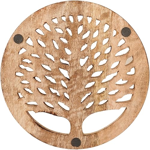 Miniatura 5 de Regalos de boda, juego de 2 salvamanteles de madera para platos calientes, ollas y sartenes, soportes para tetera, almohadillas calientes, diseño de