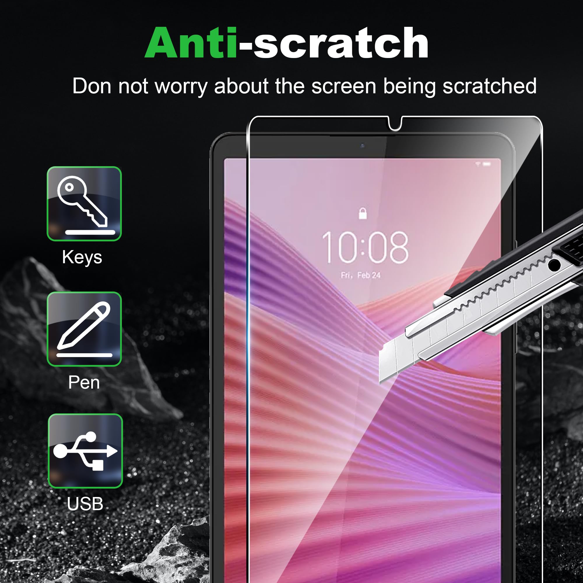 Pellicola In Vetro Temperato Per Schermo Lenovo Vibe P1 - Protezione Trasparente