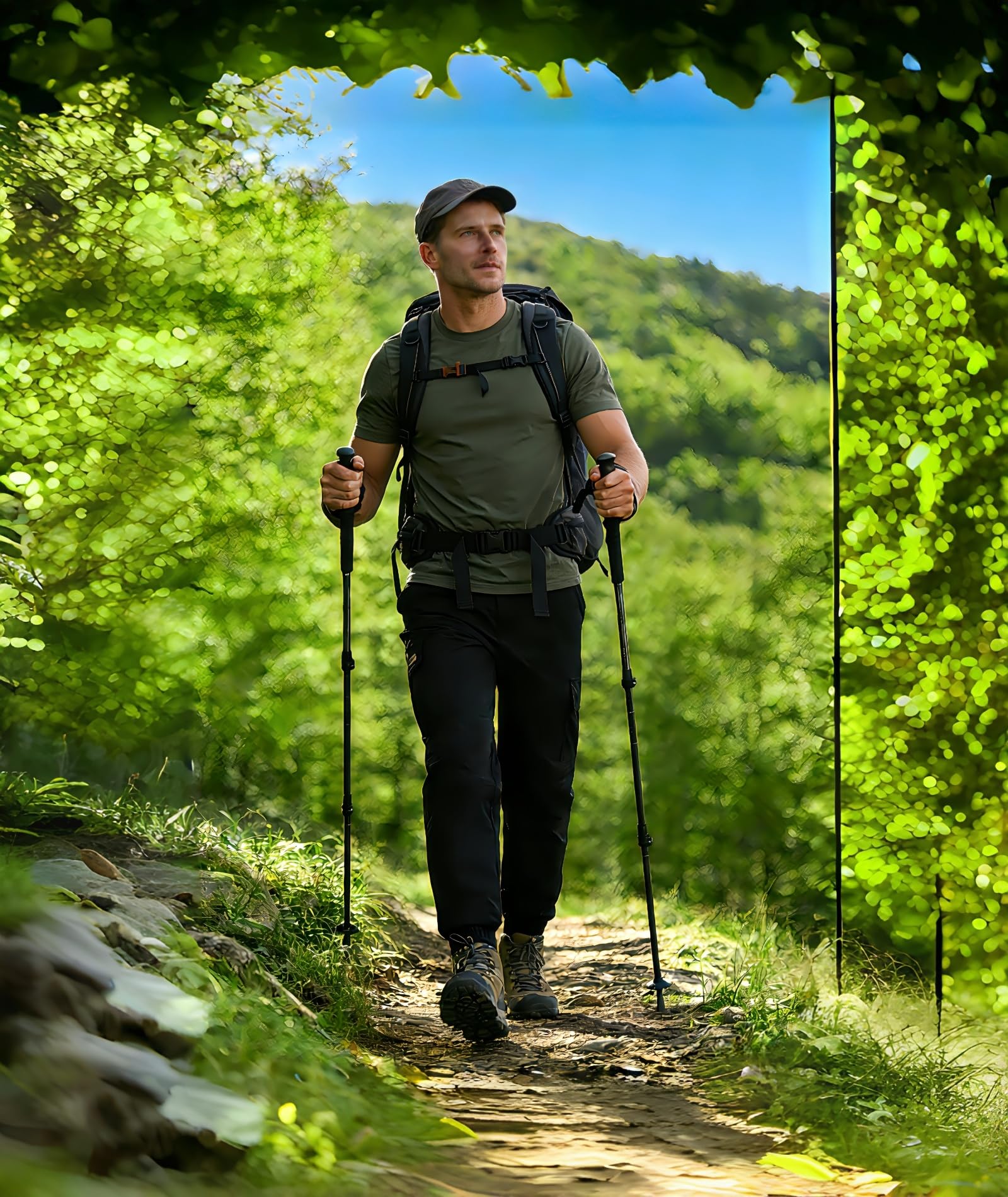 SwissWell Pantaloni Cargo da Trekking in Cotone Elasticizzato Casual da Uomo con Tasche Autunno Inverno S-2XL