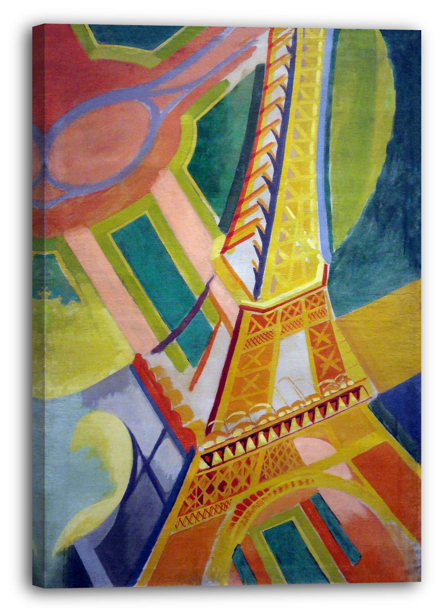 Impression sur toile Robert Delaunay Tour Eiffel 40x60cm pour salon