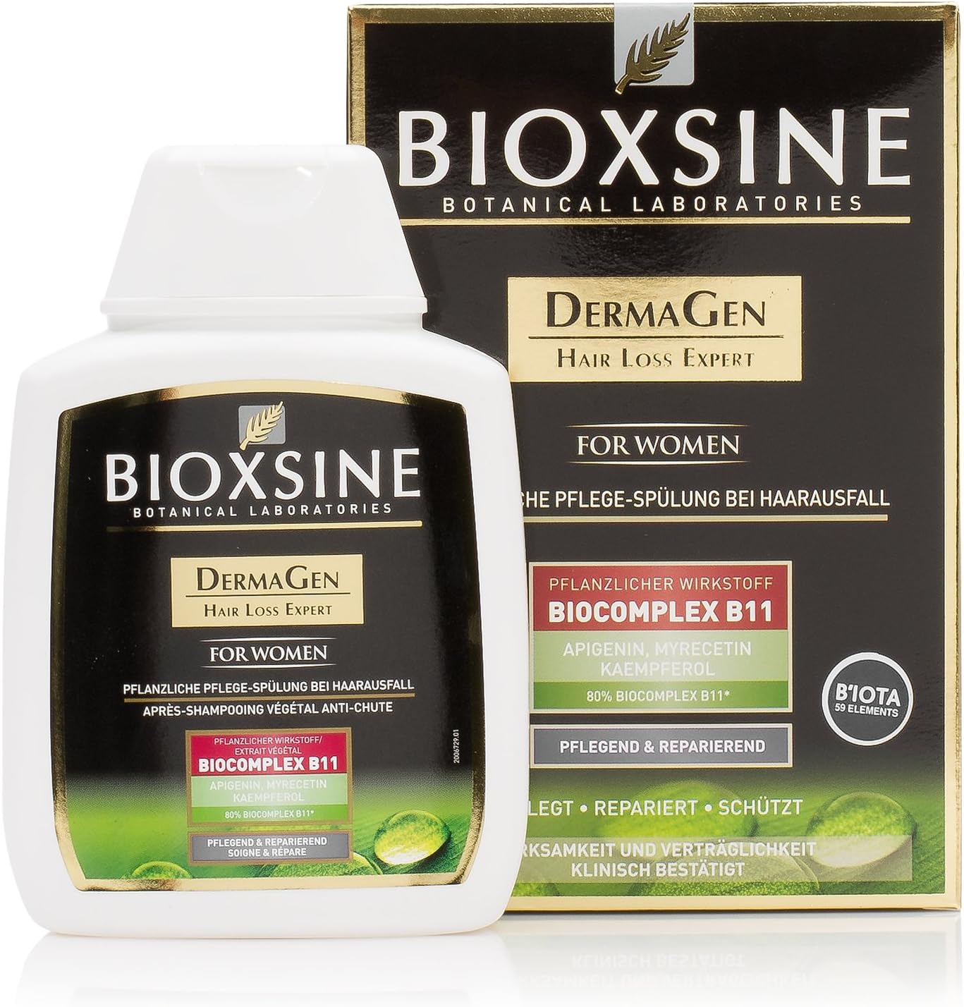Women Care Rinse | Conditioner against hair loss - with vegetable hair shampoo to accelerate hair growth | fast hair growth | hair growth remedy 300 ml | by Bioxsine