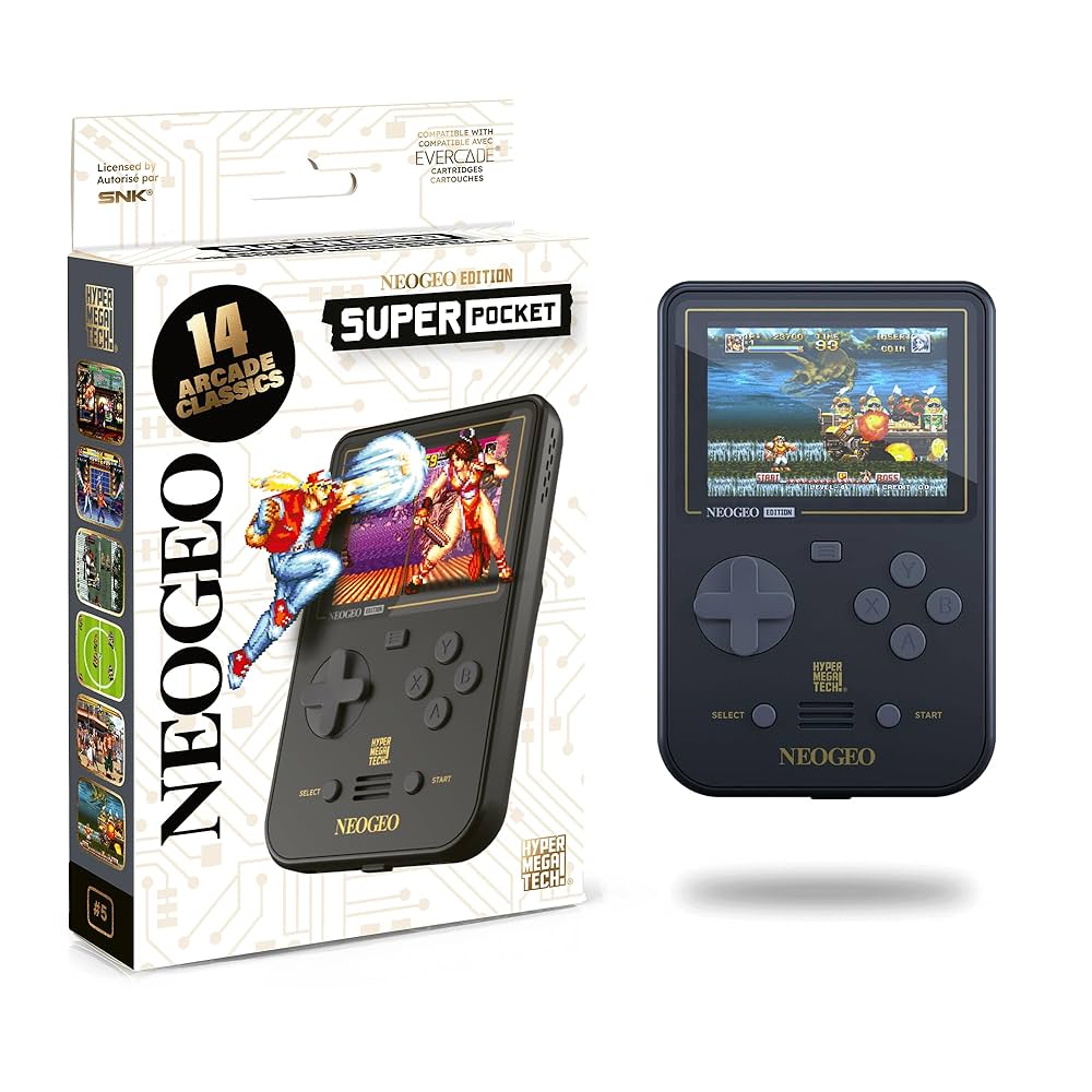 携帯用ゲーム機本体 NEOGEO - Super Pocket NEOGEO Edition Evercade Amazon.com: HyperMegaTech! Super Pocket NEOGEO Edition
