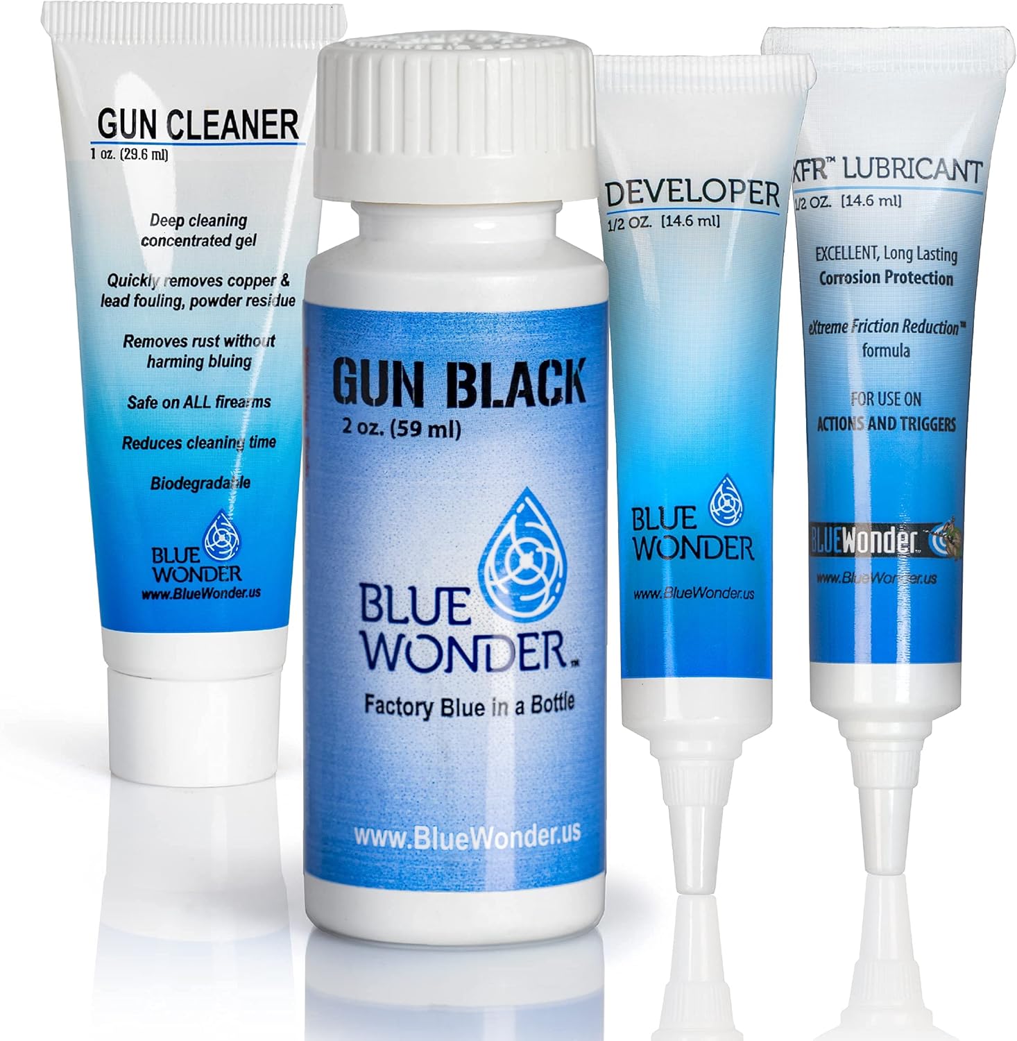 Blue Wonder Gun Black - 2 oz Firearm Refinishing Kit