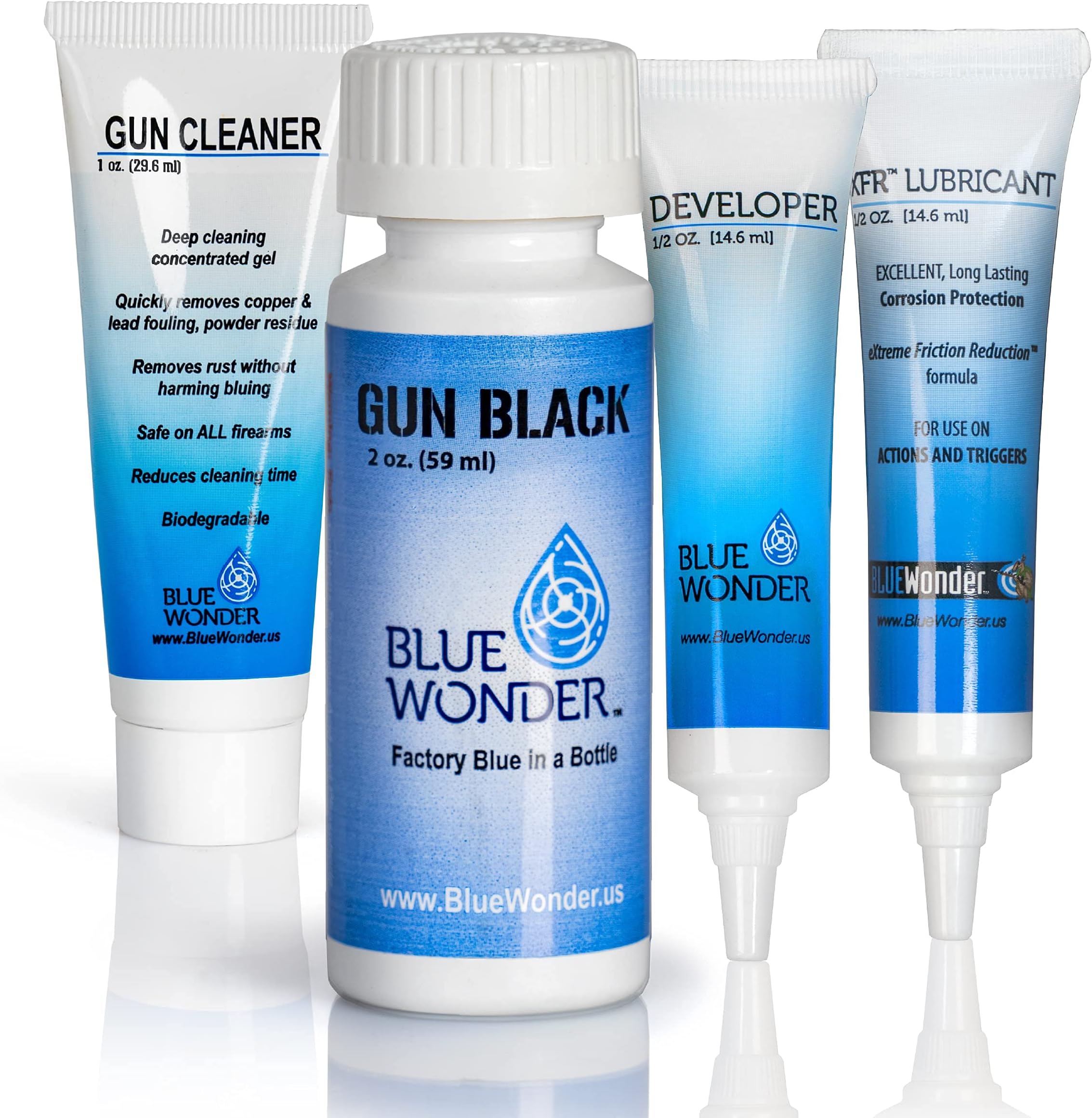 Blue Wonder Gun Black - 2 oz Firearm Refinishing Kit
