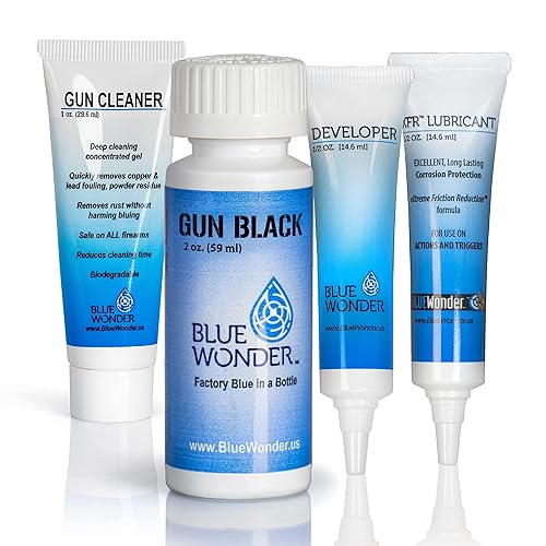 Blue Wonder Gun Black - 2 oz Firearm Refinishing Kit