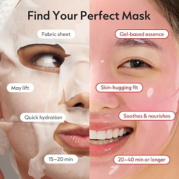 I DEW CARE Thirst Things First Hydrating Hydrogel Mask Solutions Set - Hydrating & Moisturizing Facial Sheet Mask with Watermelon Extract & Hyal Ball - Vegan, Korean Skin Care (Pack of 5, 1.05 oz EA)