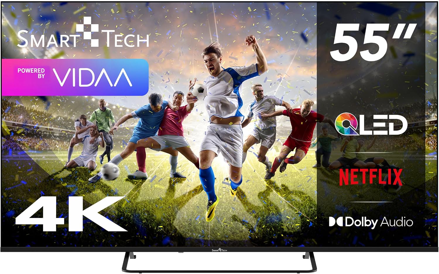 SMART-TECH 55QV02K de face