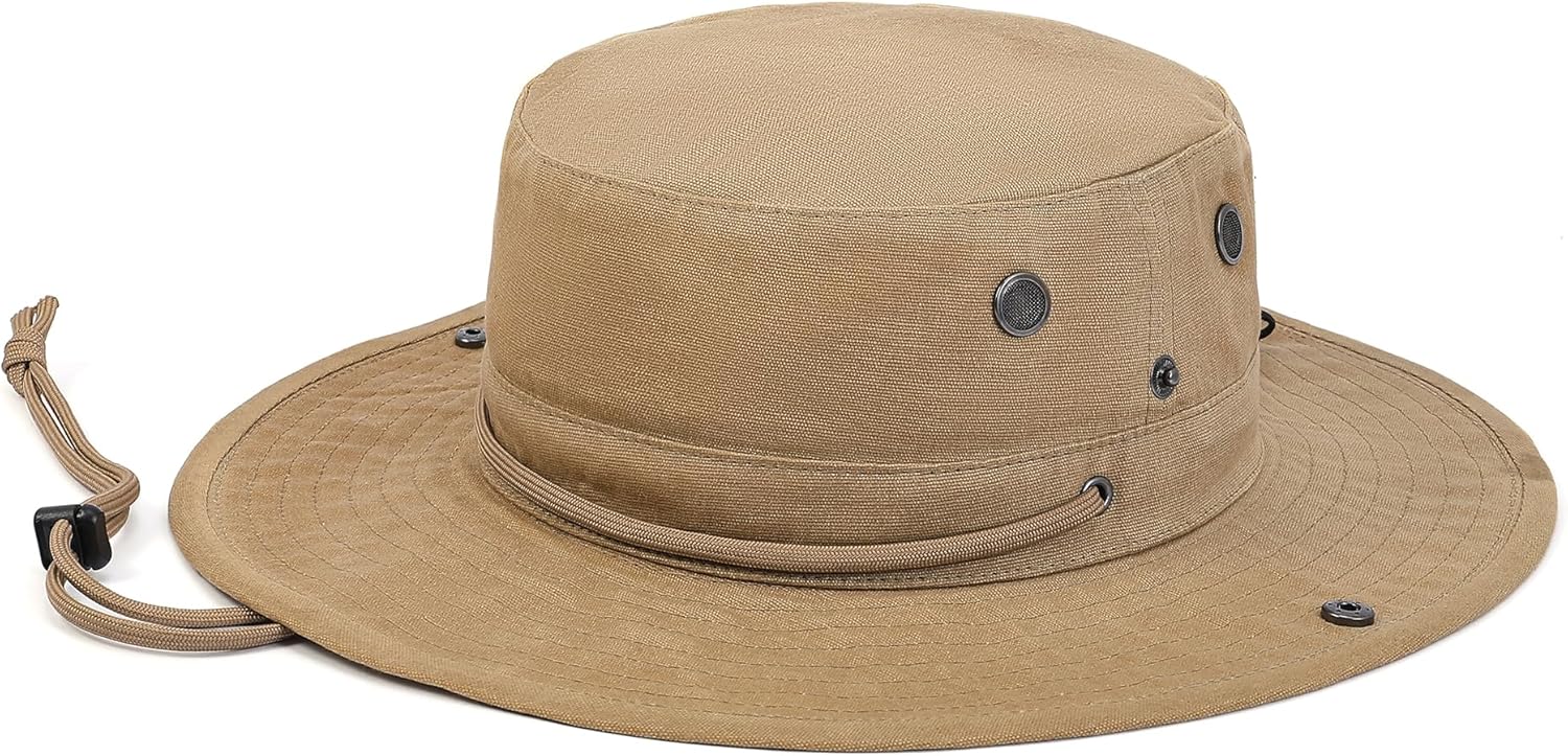 Boonie Sun Hat with Wide Brim for Women & Men, Waterproof for Fishing, Hiking