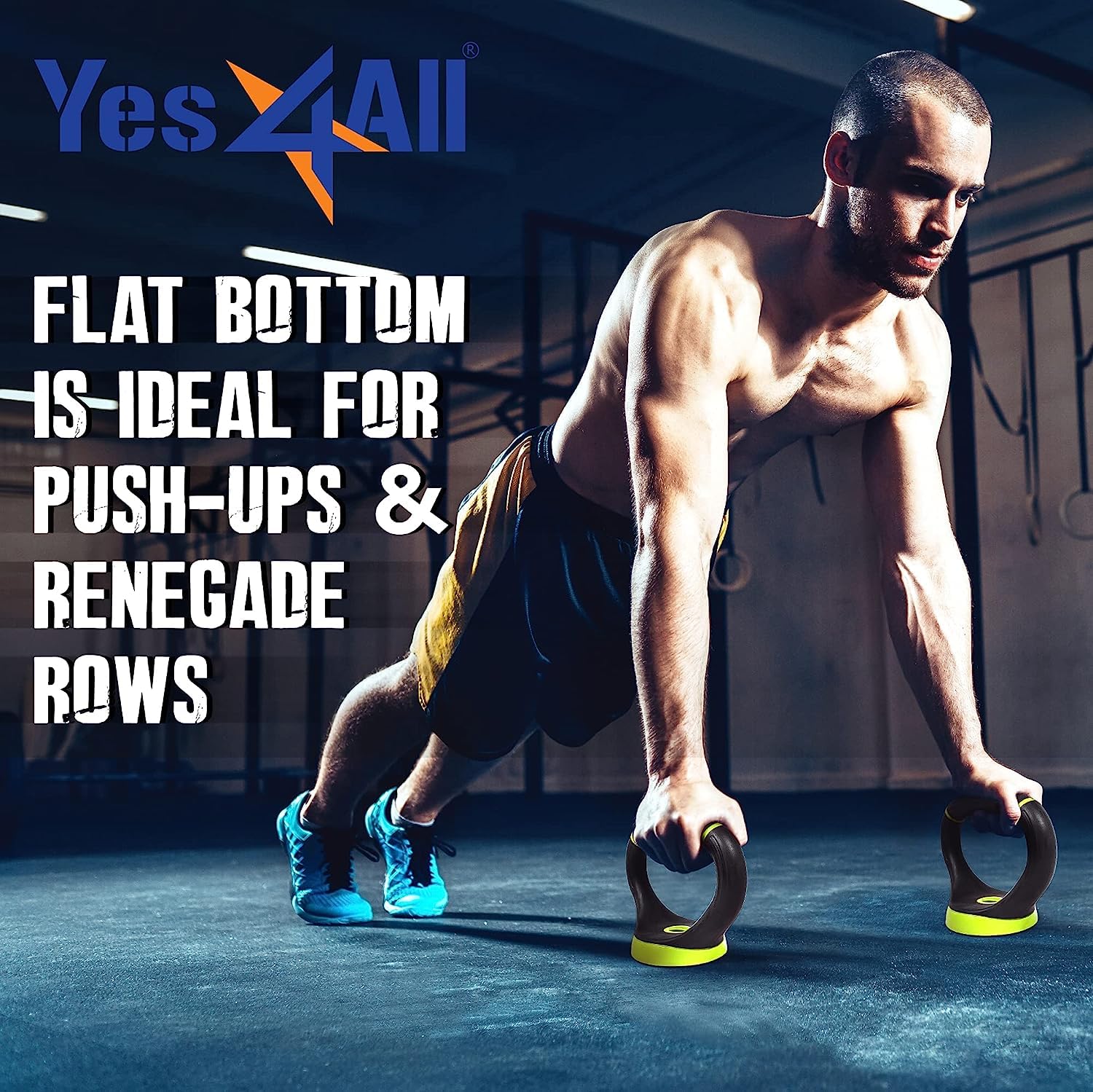 Yes4All Kettlebell Verstellbar/Griff für Hanteln, Hantelscheiben, Schwunghantel, Kugelgewicht