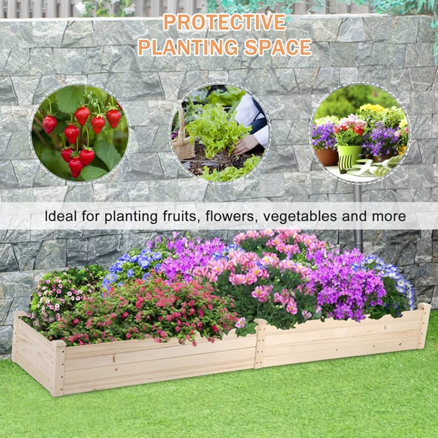 Amazon.co.jp: 盛り上がったガーデンボックス ガーデンレイズベッド