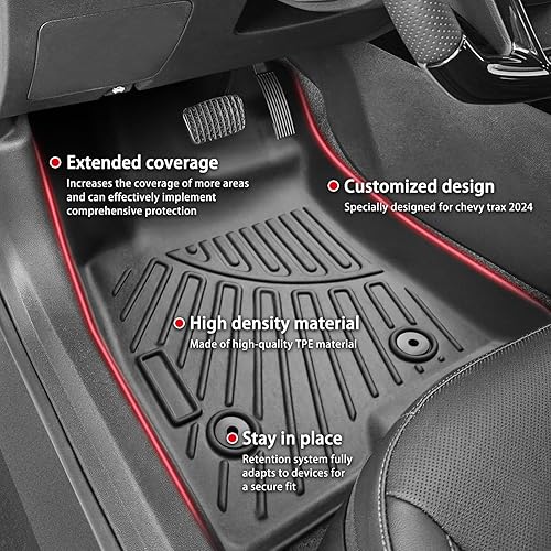 Vista 11 de Revestimiento de carga para Chevy Trax 2025 2024, tapete impermeable para todo tipo de clima, compatible con accesorios Chevrolet Trax 2024 2025