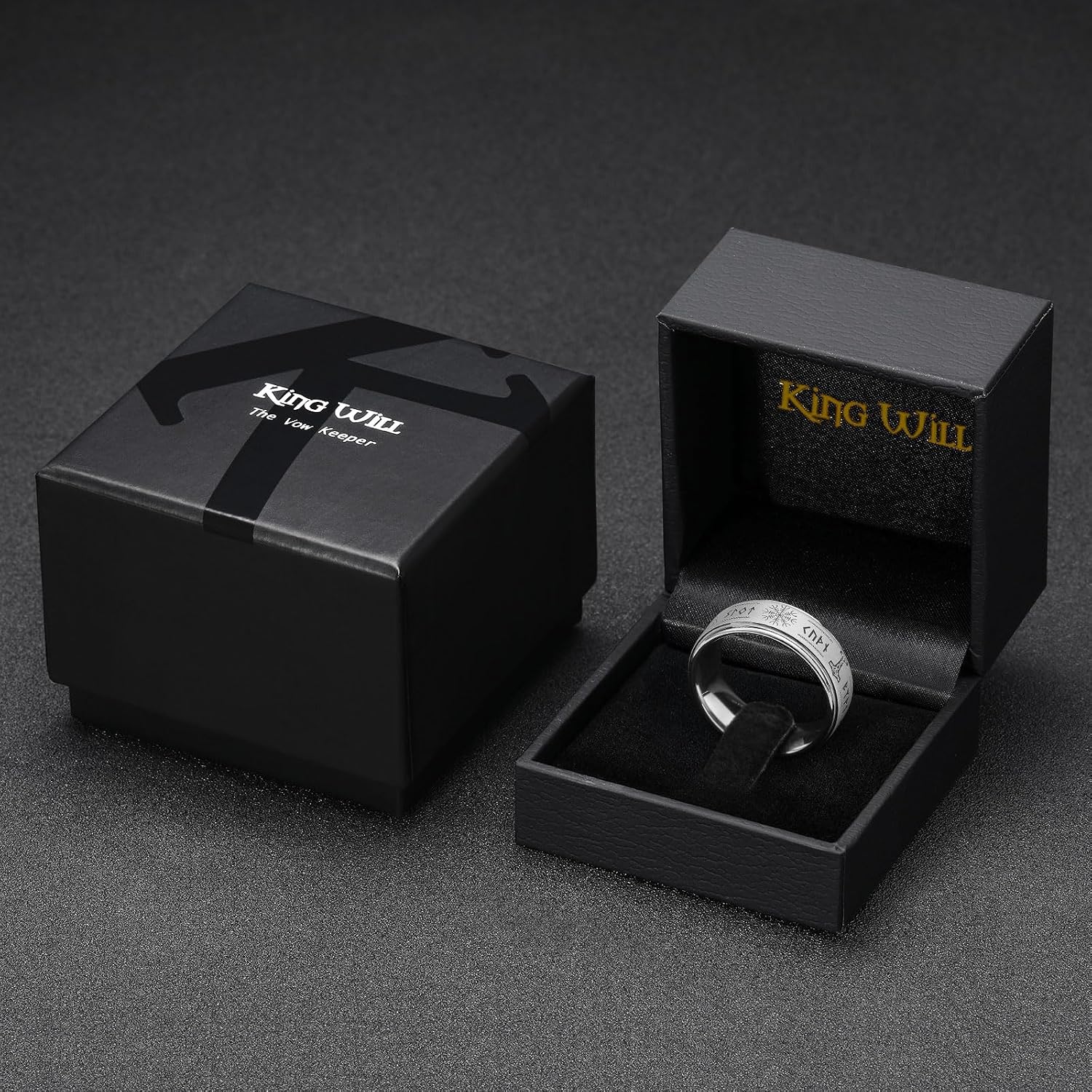King Will Mens Tungsten Carbide Ring Wedding Band Comfort Fit