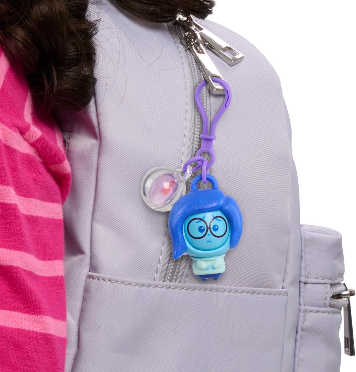 Inside Out 2 Fidget Figure Keychains - Sadness, Kids Toys for Ages 3 Up by Just Play