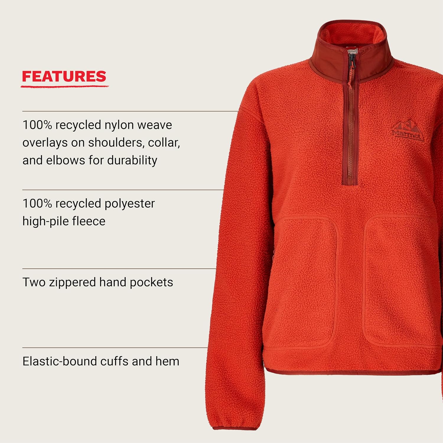 MARMOT Wanderer High Pile Fleece Pullover