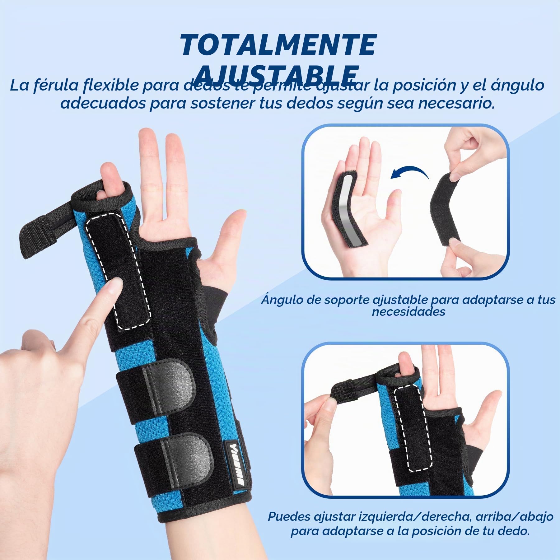 Boxer fractura férula, cubital canalón férula mano derecha, el 4 º y 5 º metacarpiano dedo férula mano ortesis, boxeador ortesis de mano y muñeca para mujeres y hombres, derecha, M